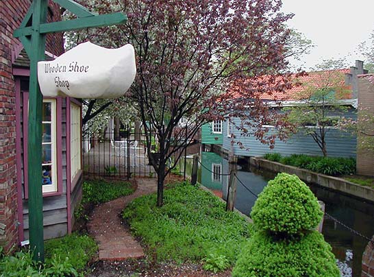 Wooden Shoe shop is a part of Nelis Dutch Village