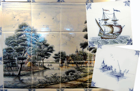 Dutch Village Delft Tiles