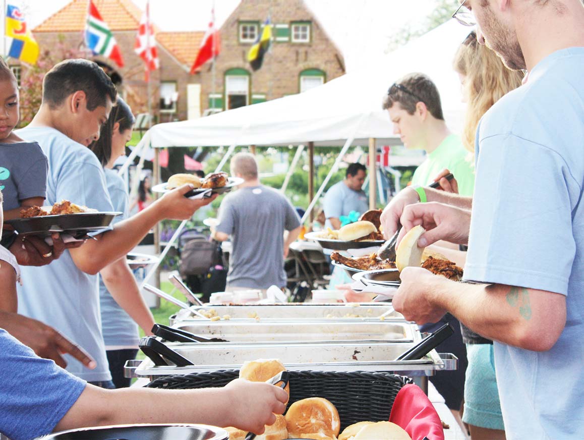 Nelis Dutch Village Food for large corporate picnics