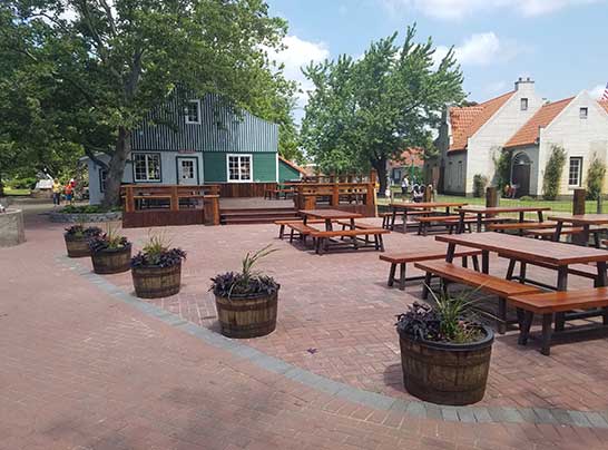 Holland Michigan Dutch Village New Patio Area