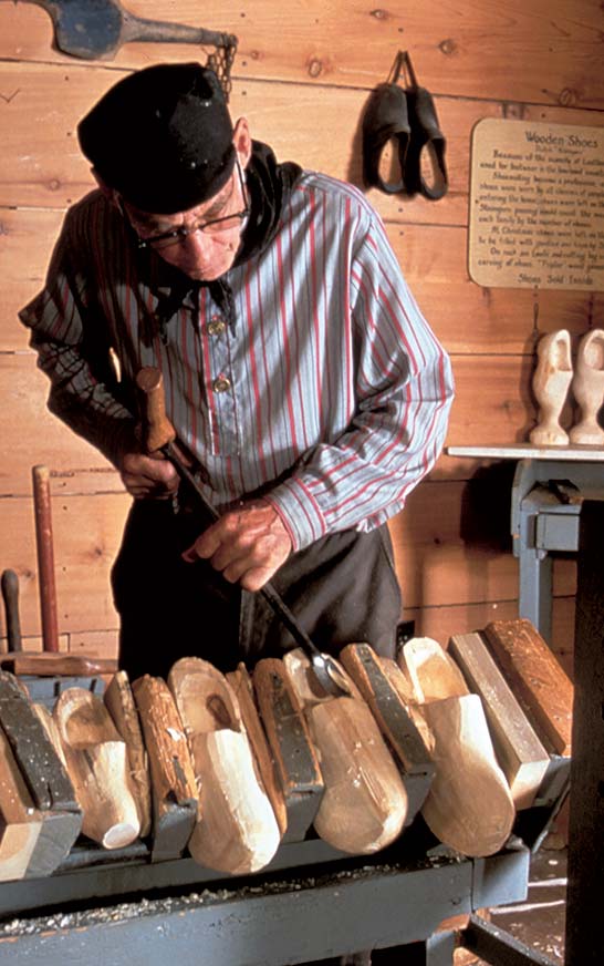 Dutch Village Holland Michigan Wooden Shoe Carving