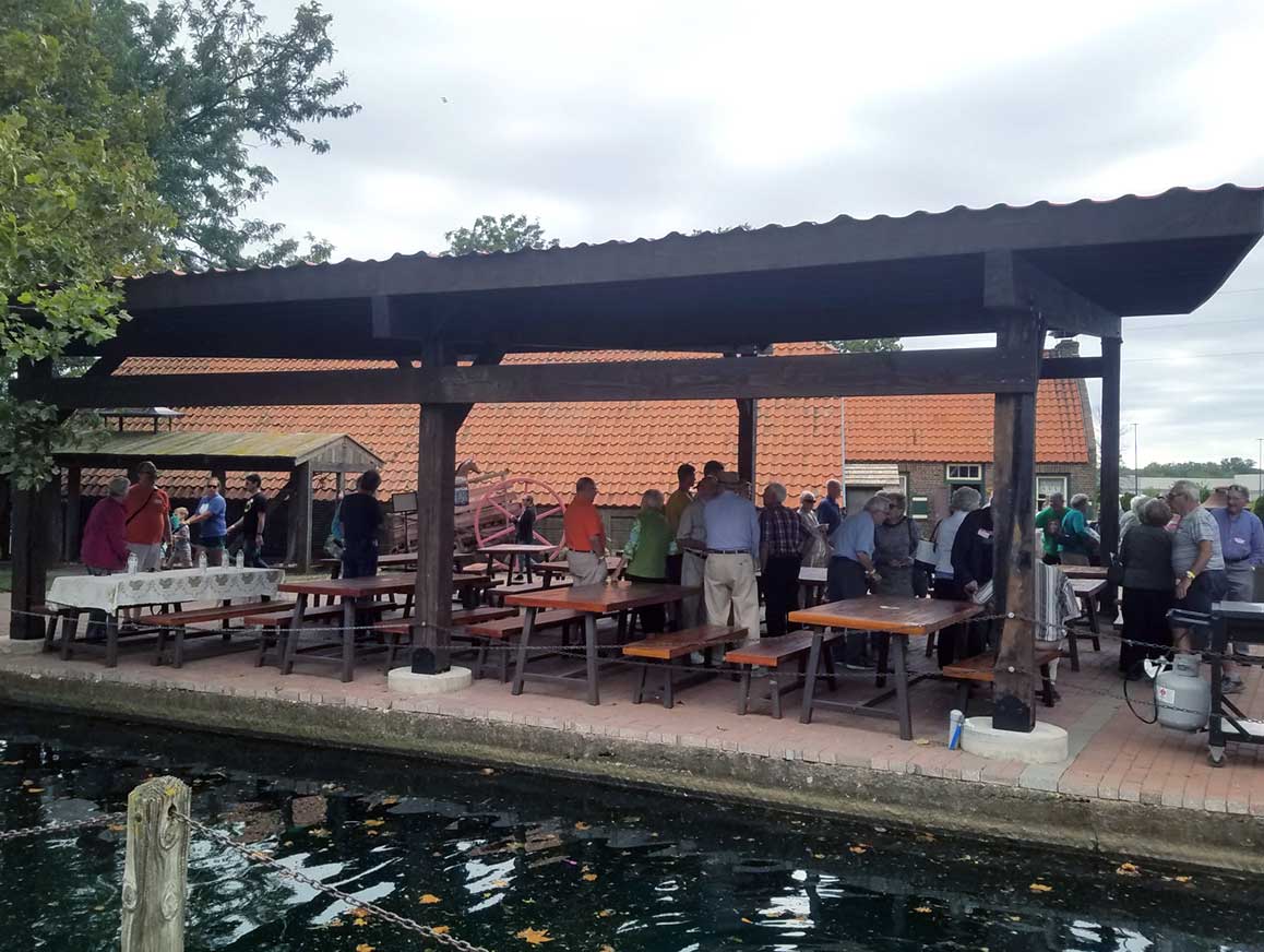 Dutch Village large corporate event patio