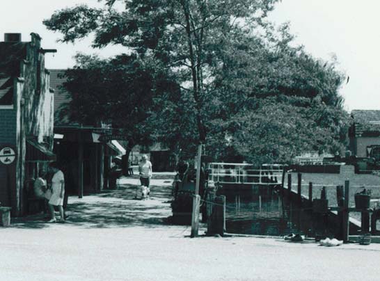 Holland Dutch Village canal in 1950s