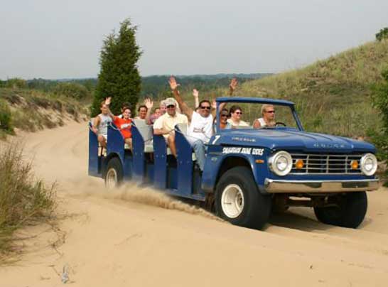 Saugatuck Dune Rides near Dutch Village